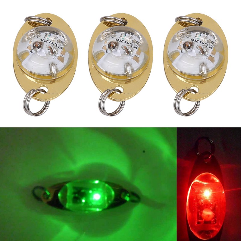 5 pcs LED Underwater Fishing Light Night Lamp Sequin Lure