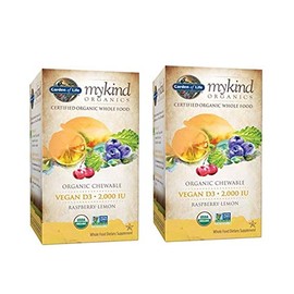 MyKind Organics Organic Chewable D3 2000iu (Pack of 2)