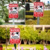 Faittoo Large No Dumping Sign, Property Protected By Video Surveillance