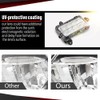 CROSSDESIGN Switchback LED Fog Lights w/Switch & Bezel Compatible with