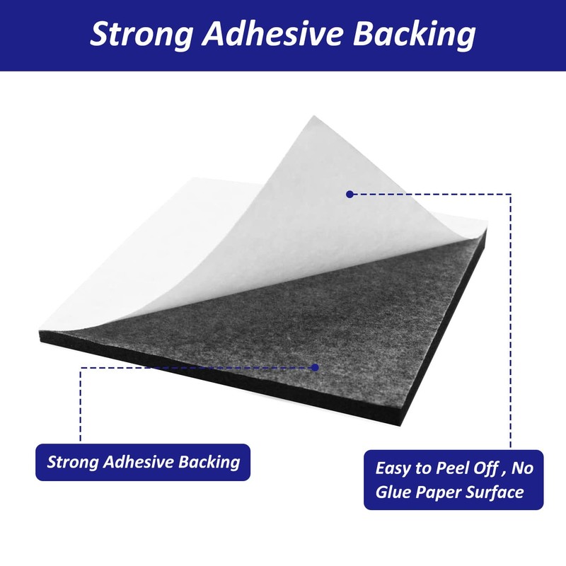 Foam Padding Sheets with Adhesive Backing - Self Stick Neoprene