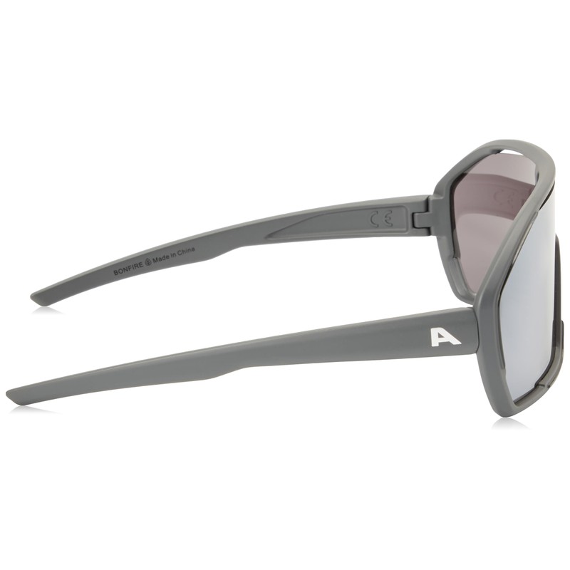 ALPINA Unisex Bonfire Sunglasses, Midnight Grey Matt, One Size