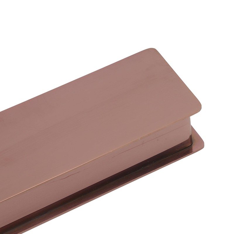 Toothpick Holder Stainless Steel Rectangular Toothpick Holder with Lid for