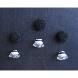 3pcs Small (S) Size Eartips Compatible with Plantronics Voyager Legend and Legend UC Wireless Headsets: Replacement Ear Gel Bud Tip Gels Buds Tips Eargel Earbud Eartip Eargels Earbuds