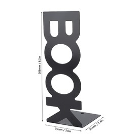 1 par de Sujetalibros de Metal para Estantes, Soporte para Estante de Libros, Decorativo para el Hogar, con Forma de Personajes, Tapón para Sujetar Libros Pesados ​​para el Hogar