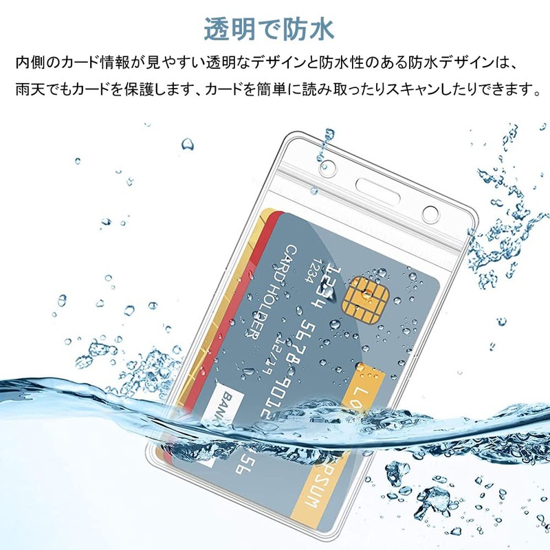 DFsucces ID Card Holder, Soft Name Case, Name Card Holder,