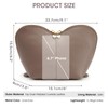 Kattee Heart Shaped Cosmetic Bag,Khaki