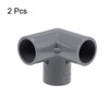 sourcing map 3-Way Elbow PVC Pipe Fitting Furniture Grade 20mm