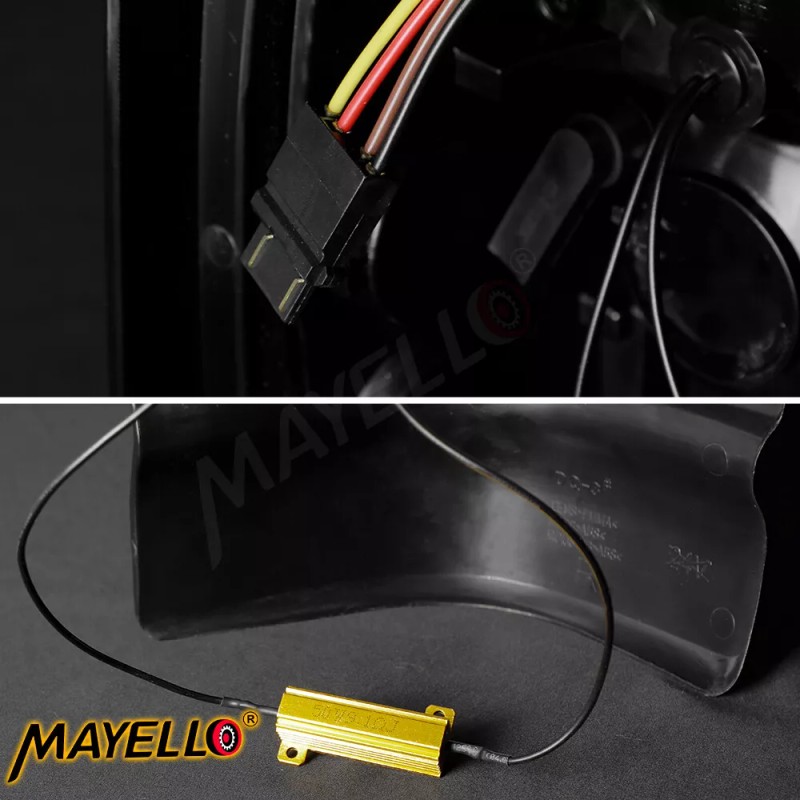 mayello Fit 1994-2001 Dodge Ram 1500 2500 3500 Black LED