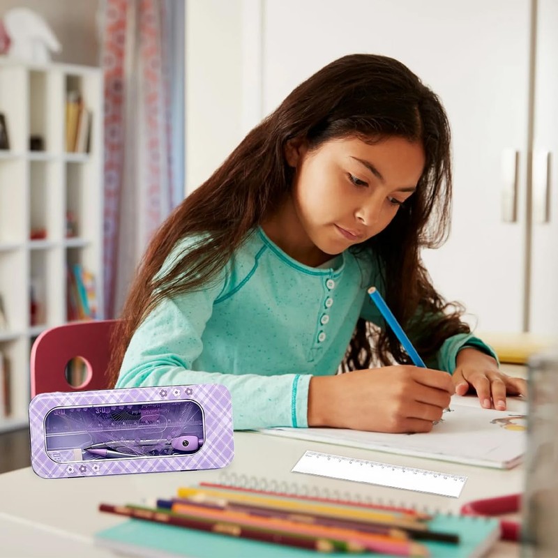WUSJCOF Geometry Set Compass and Accessories for Primary and Secondary