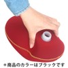 CLO'Z Soft Hot Water Bottle, Egg Shaped Type (Black)