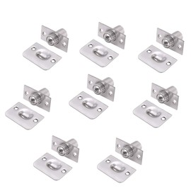 Set of 8 NUZAMAS Door Ball Latches, French Door Ball Latches, Cabinet Catch Strong Door Catches for Wardrobe Door Invisible Cupboard Closure