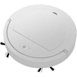 Robot vacuum cleaner is tangle-free, has strong suction, is slim, and has low noise. Ideal for pet hair, hard floors and low-pile carpets and for everyday cleaning of pearly whites. - Color: White