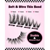 Cat Eye Cluster Lashes,10-15mm DIY Eyelash Extensions,Natural Cluster Eyelashes for