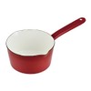 Pearl Metal Petite Cook Enamel Milk Pan, 5.9 inches (15