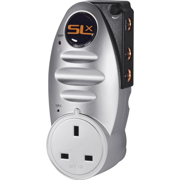 SLx 28101HSG Gold 2-Way Plug-Thru Signal Booster for 4G Device
