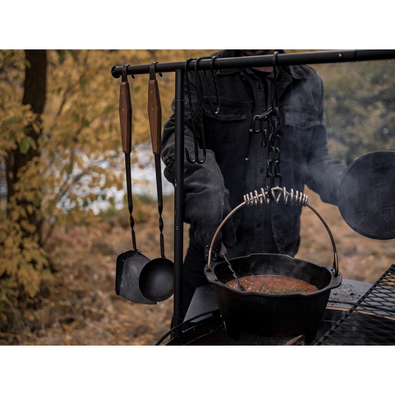 Barebones Cowboy Grill S-Hook and Chain Kit - Grill Hook