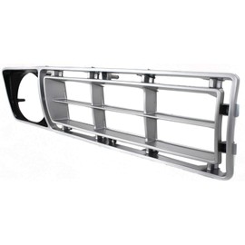 Garage-Pro Silver Plastic Truck Grille, Compatible with 1976-1977 Ford F-100, F-150, F-250, F-350, F-500, OE Replacement, Insert, JCW7713GP