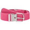 Playshoes Kids Elastic with Genuine Leather Girl's Belt Pink 75