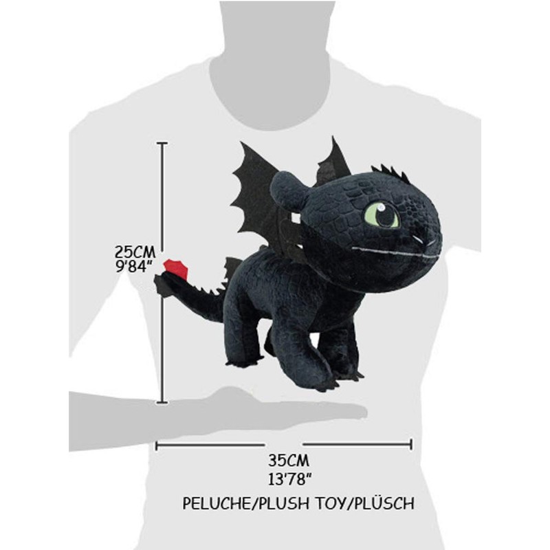 Httyd How to Train Your Dragon, Dragons, Plush Toy Toothless,