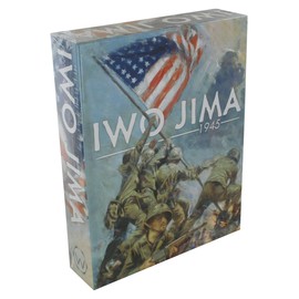 Worthington Games Iwo Jima 1945, WWII Pacific Battle Solitaire Board Game, for Adults Ages 18+