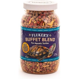 Branded Fluker's Buffet Blend: Nutritious Aquatic Turtle Food, 7.5oz