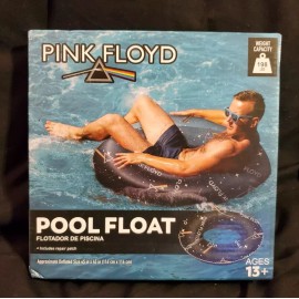 Rolling Stones Pink Floyd 40" Inflatable Swim Tube Pool Ring Float, Adult