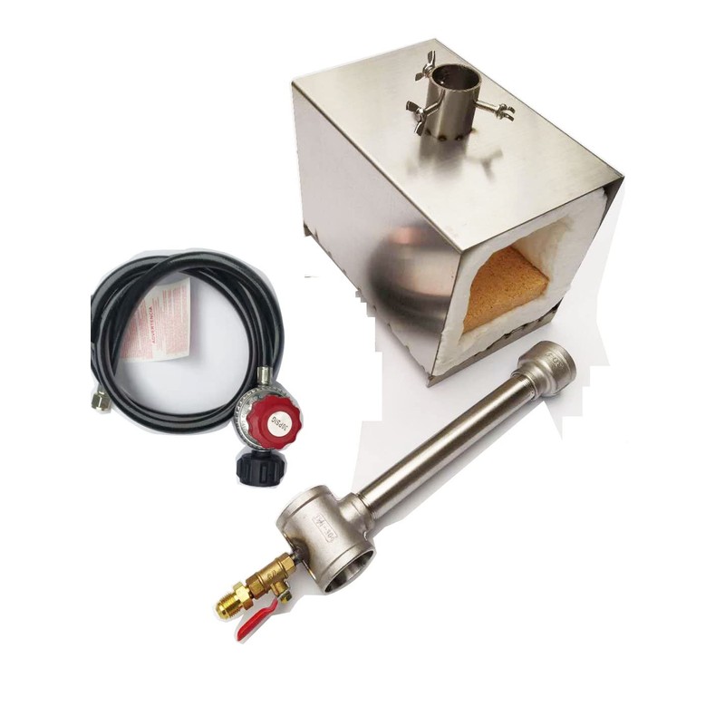 Metal Melting Furnace Burner Knife Making Blacksmith Gas Propane Forge