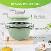 4-1 Colander with Bowl Set - Strainers for Kitchen, Food