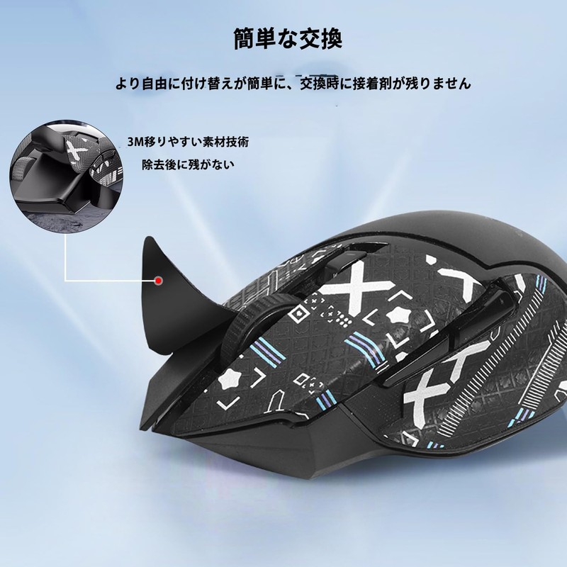 For Razer Basilisk V3 / V3 Pro Mouse Grip Tape