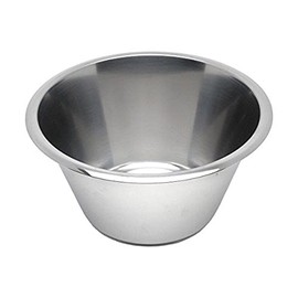 Genware NEV-1030 Swedish Bowl, Stainless Steel, 3 L