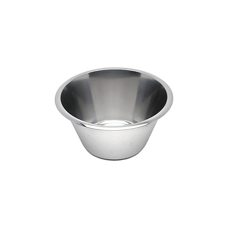 Genware NEV-1030 Swedish Bowl, Stainless Steel, 3 L