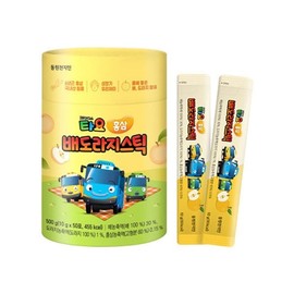 CJ CheilJedang 동원 천지인 꼬마버스 타요 홍삼 배도라지 스틱(10g 50포 50일분)_46666 Dongwon Cheonjiin Little Bus Tayo Red Ginseng Platycodon Stick (10g 50 packets 50 days supply)_46666