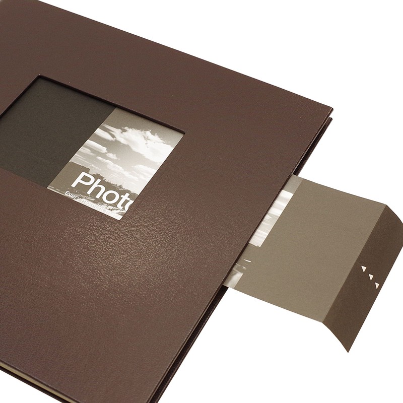 Delfonics PD Photo Album with Edelvis Frame Dark Brown