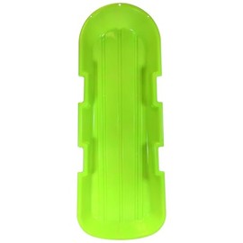 Maykoosh Eclectic Exclusivity 48" Two-Rider Sled, 48" L Durable Polyresin, Diamond-Polished Bottom, Neon Lime Color for Fast & Fun Winter Sledding