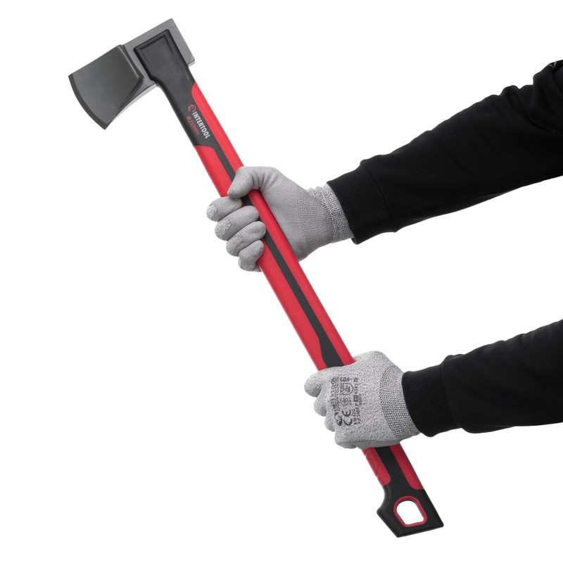 INTERTOOL 28” Splitting Axe, Wood Splitter Tool, Deeper Cuts, Chopping,