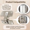 Corner Cabinet Door Hinge, Concealed Pie Cut Lazy Susan Replacement,