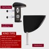 Adjustable Glass Shelf Bracket, Qikuver Adjustable Wood/Glass Shelf Bracket Wall