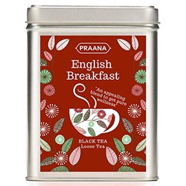 PRAANA TEA - English Breakfast Loose Tea- Gift Tin - 100g