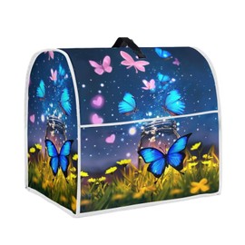 UOIMAG Galaxy Butterfly Stand Mixer Cover for Kitchen Aid Mixer, Kitchen Decoration Dust Cover Compatible with 6-8 Quart Stand Mixer