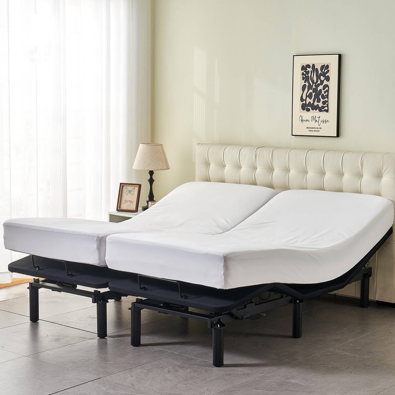 Waterproof Split Queen Mattress Protector for Adjustable Beds 30x80 (2PCs)