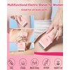 ENSSU 2in 1 Bikini Trimmer Electric Razors for Women with
