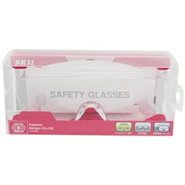 SK11 Safety Glasses with Side Cover for Hanging Over Glasses JIS Standard SG-11