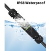 Poyiccot Waterproof USB Port, 5Gbps Waterproof IP68 Pass Through USB