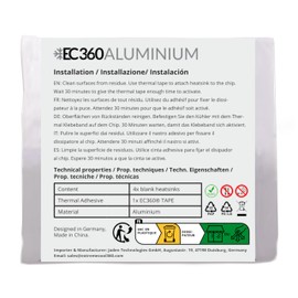 EC360® Aluminium 4-Pack VGA-RAM Cooler (14 x 14 x 6 mm)