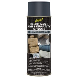 S.M. Arnold Refinishing Spray Paint - CHARCOAL GRAY 11 Oz. - For Leather, Carpet, Vinyl, Metal, Plastic, Polycarbonate, Polypropylene, Acrylic, Lexan, Fiberglass | Pro Grade Aerosol Refinisher