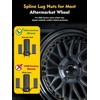 MIKKUPPA M14x1.5 Wheel Lug Nut - Replacement for Chevy Silverado