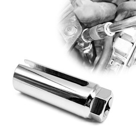Vrasly 70094-1/2 pulgadas x 7/8 pulgadas (22 mm) - Se adapta a todos los vehículos O2 extracción e instalación de sensor de oxígeno compensado, evitando daños a los cables