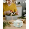 Vlando Jewellery Box Travel, Modern Jewellery Organiser with 6 Jewellery