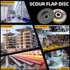 Sbestily 10Pcs 600 Grit Scour Flap Disc 4 1/2 Inch